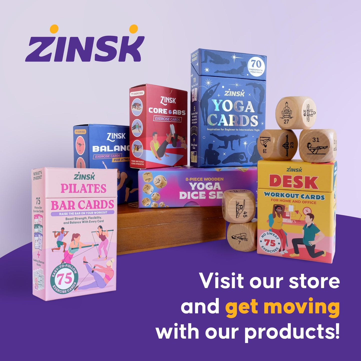 75 Desk Workout Cards – Move More at Work with 50 Easy Bodyweight Exercises & 25 Stretches – Compact 3.5" x 2.5” Exercise Cards for Home or Office - No Equipment Needed and Beginner Friendly