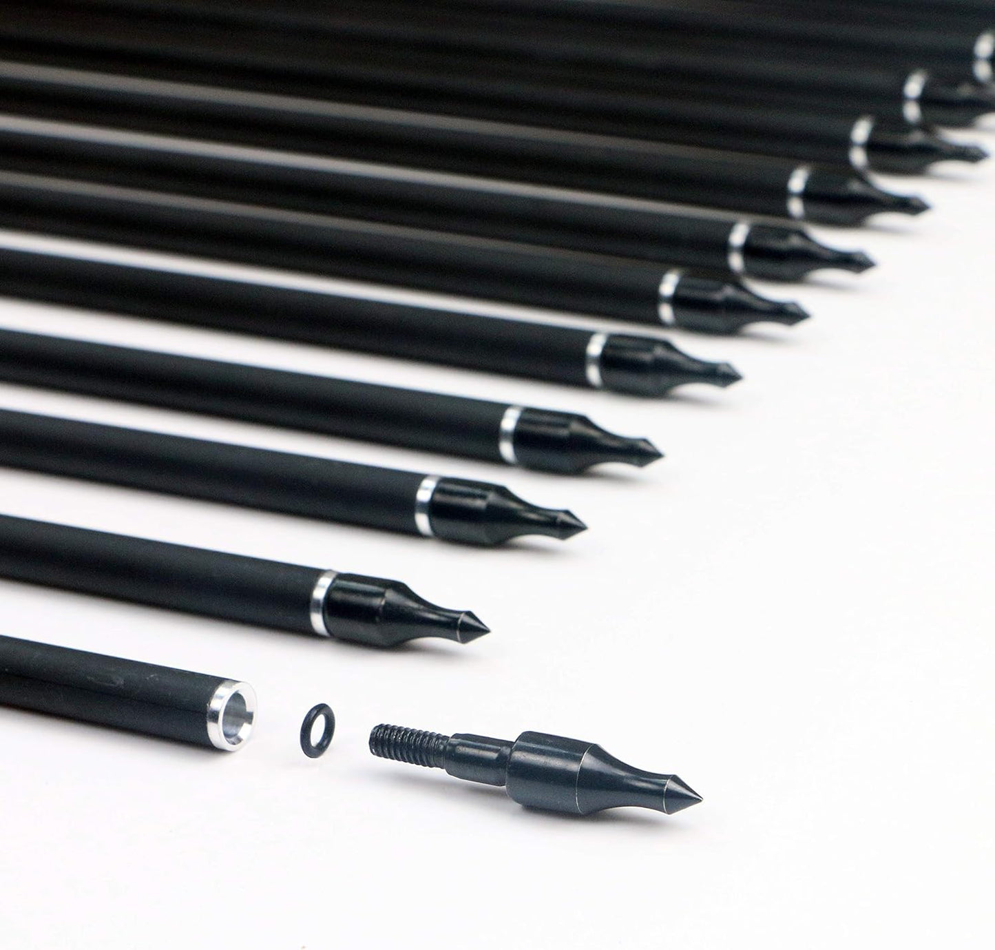 30inch Carbon Arrow Fluorescence Color Targeting and Practice and Hunting Arrows for Compound Bow and Recurve Bow with Removable Tips(Pack of 12)