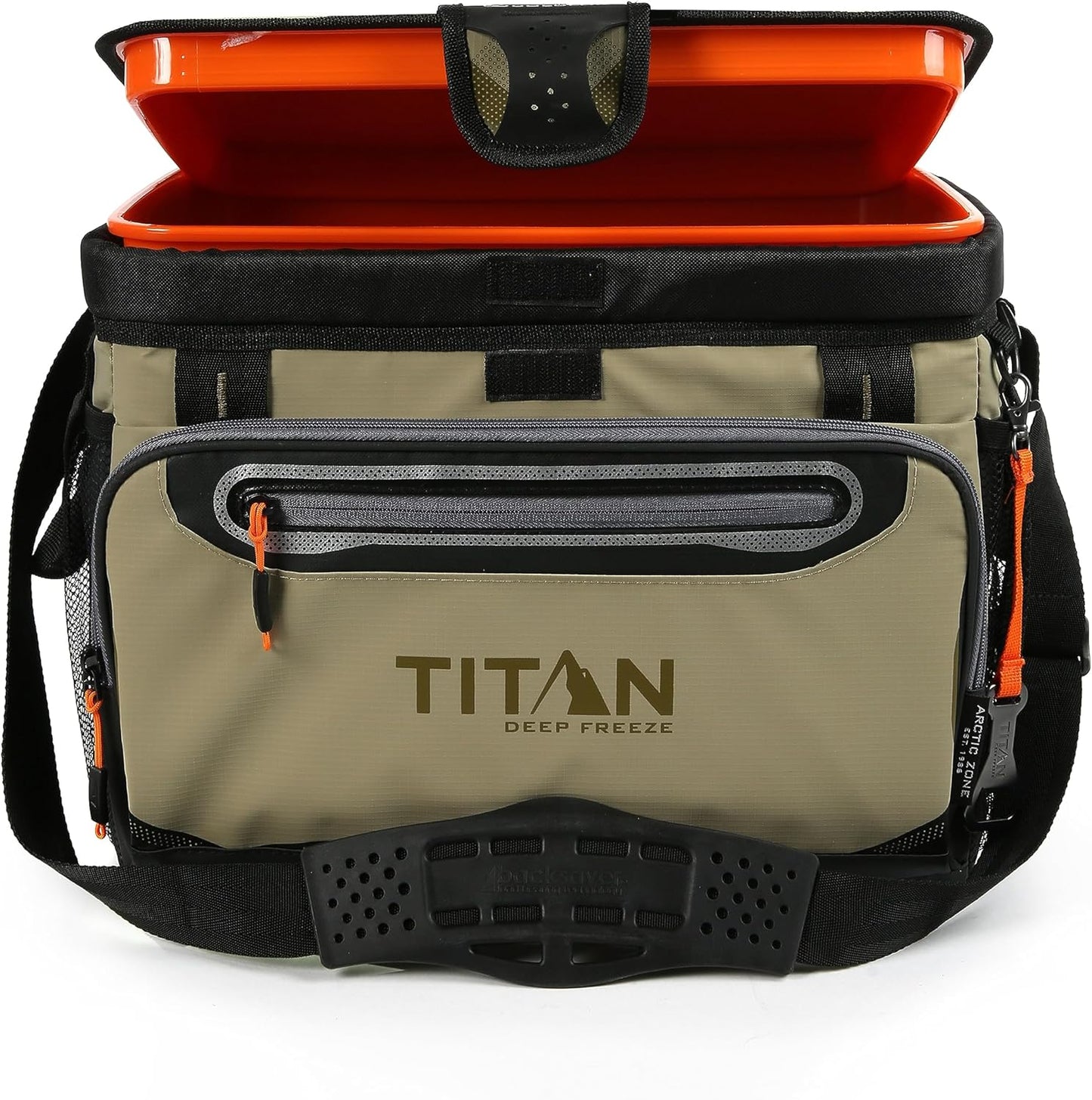 Titan by Arctic Zone 30 Can Zipperless Soft Cooler with HardBody Liner