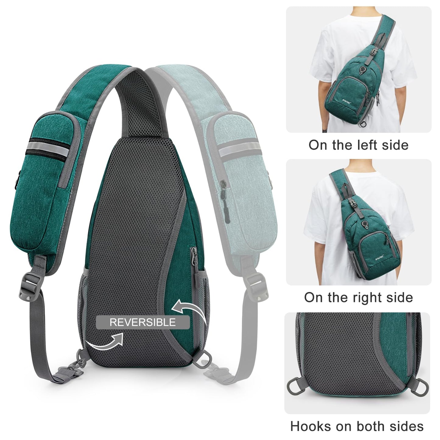 G4Free Sling Backpack, Green