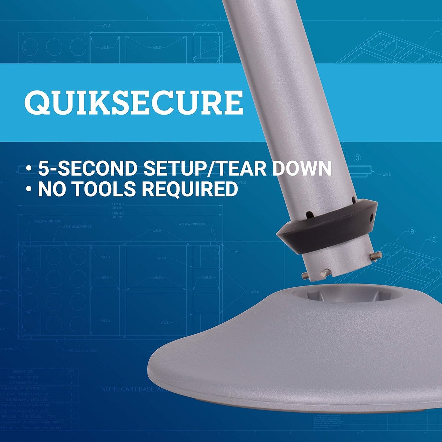 Premium Silver Steel Stanchion with 7.5-Foot Retractable Belt for Crowd Control
