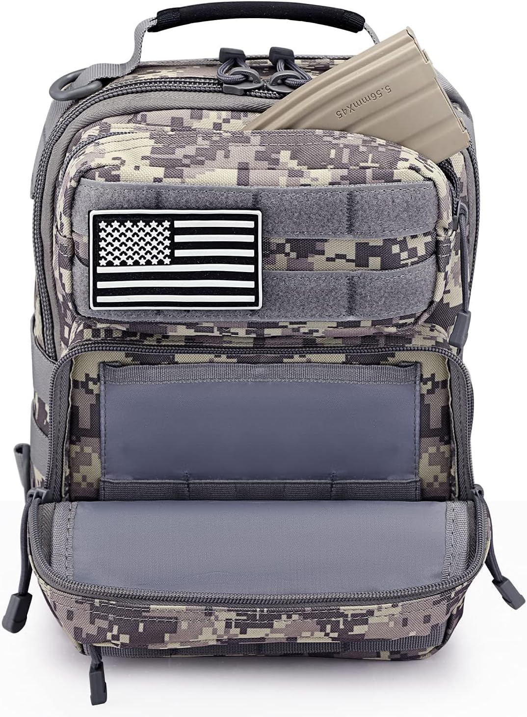 G4Free Tactical Sling Bag Backpack Military Rover Shoulder Sling Pack Molle EDC Small Crossbody Chest Pack