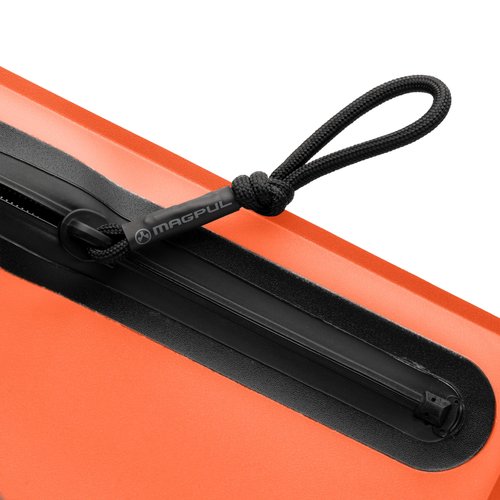 Magpul DAKA Waterproof Window Pouch Zippered Tactical Range Tool and Gear Bag, Orange, Small