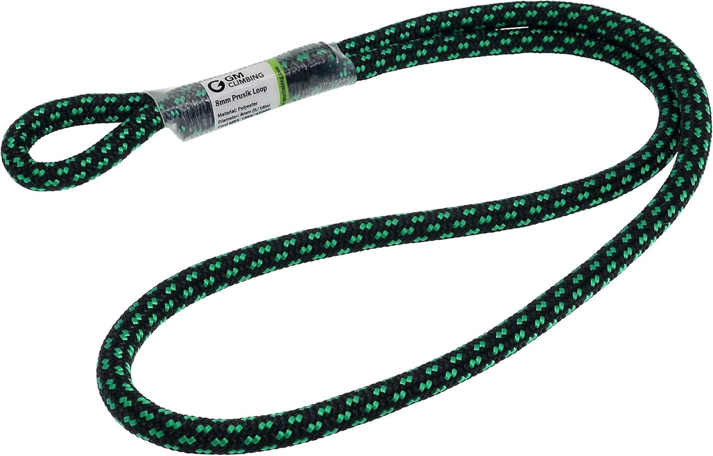 GM CLIMBING 8mm (5/16") Prusik Loop Pre-Sewn 18 inches / 24 inches