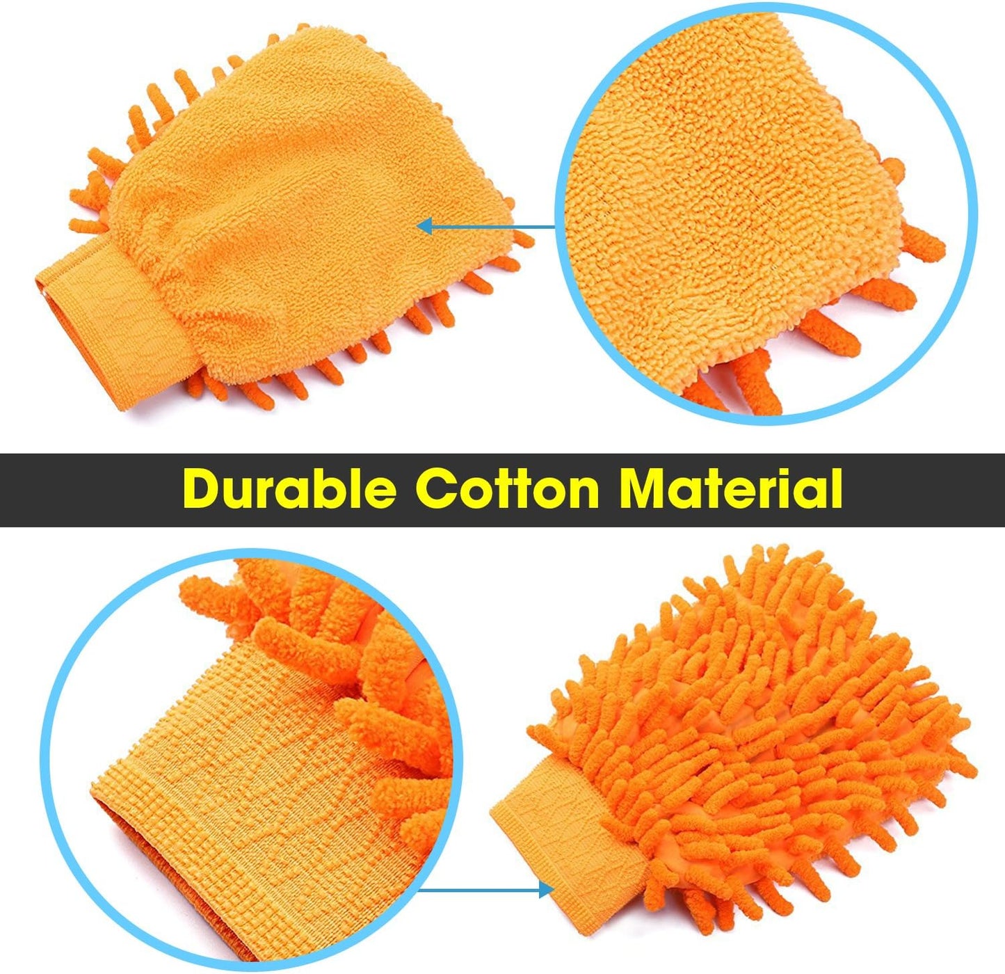 7pcs Bicycle Bike Cleaning Tools Set, Bike Clean Brush Kit Suitable for Mountain, Road, City, Hybrid, BMX and Folding Bike