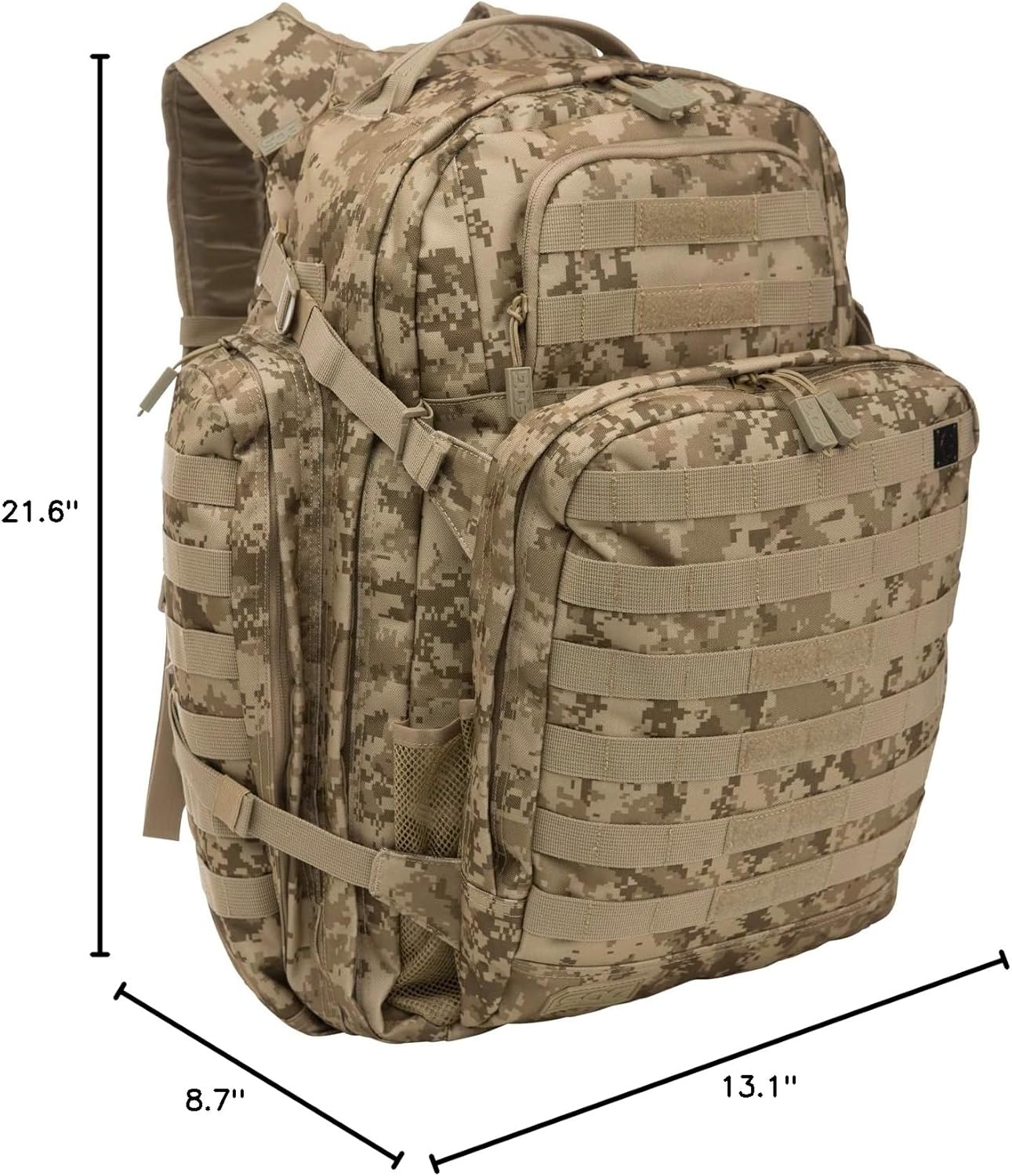 SOG Barrage Tactical Internal Frame Backpack, 64.3-Liter Storage, Black