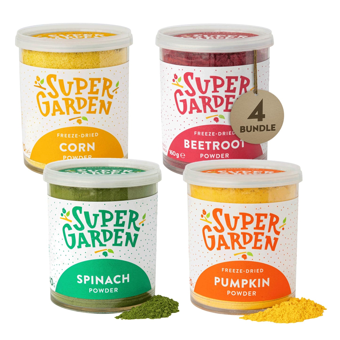 Freeze Dried Beetroot, Corn, Pumpkin, Spinach Powder | 100% Natural, No Sugar added, Gluten Free | Nutritious Freeze Dried Food | Space and Astronaut Food Gift Set for Birthday, Party | 15.16 oz