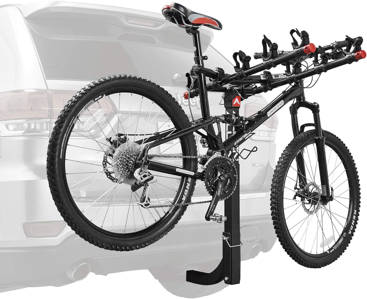 Allen Sports Deluxe Locking Quick Release 5-Bike Carrier for 2 in. Hitch, Model 552QR , Black
