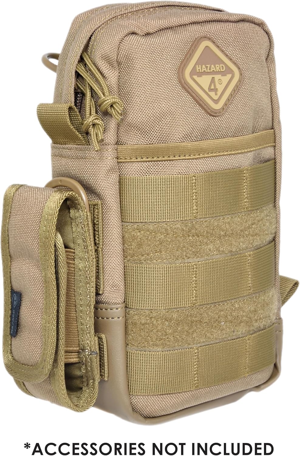 Hazard 4 Hazard 4 Broadside Large Utility Pouch with Molle, 9 X 5-Inch, Coyote