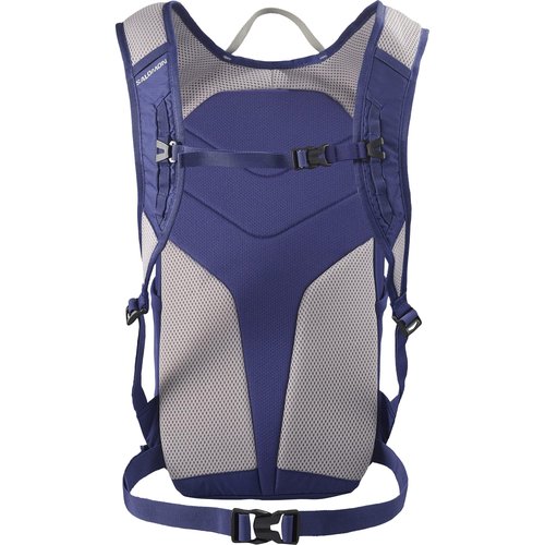 Salomon Unisex Trailblazer 10, Hiking & Trekking Backpack, 10-Liter - Mazarine Blue/GHOST GRAY 16-4703 TCX - NS