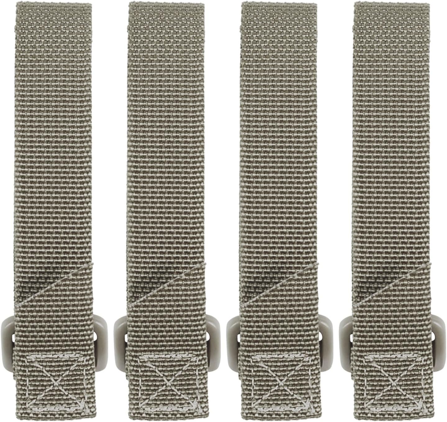 MAXPEDITION 3-Inch TacTie Attachment Straps (Pack of 4) MOLLE Clips for EDC Pouches and Pocket Organizers, Replacement MOLLE Straps for Tactical Gear