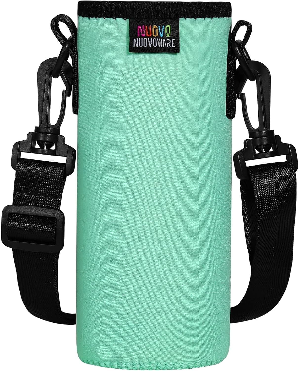 Nuovoware Water Bottle Carrier Bag, Premium Neoprene Portable Insulated Water bottle Sling Holder Bag 1000ML with Adjustable Shoulder Strap for Men Women Hiking, Sling Bottle Bag Case