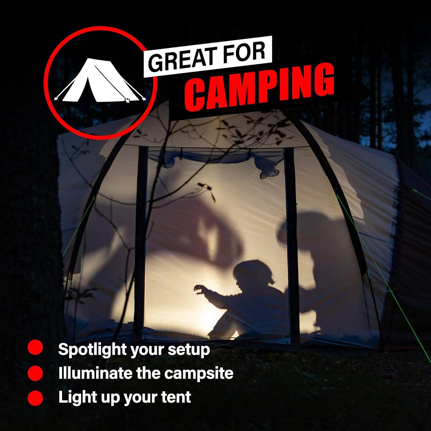 GearLight LED Flashlights - Mini Camping Flashlights with High Lumens, 5 Modes, Zoomable Beam - Bright and Versatile Flash Light for Outdoor and Home Use - S1000-2 Pack, (Batteries Not Included)