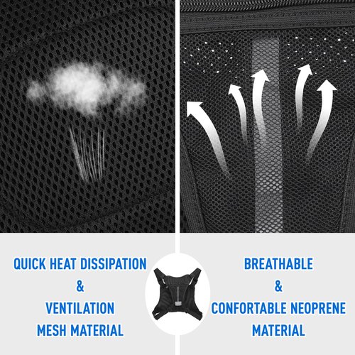 DEYACE Chest Bag For Men, Tactical Inspired Sports Utility Chest Pack, EDC Pouch Bag With Built-In Phone Holder for Workouts, Running, Cycling, Black