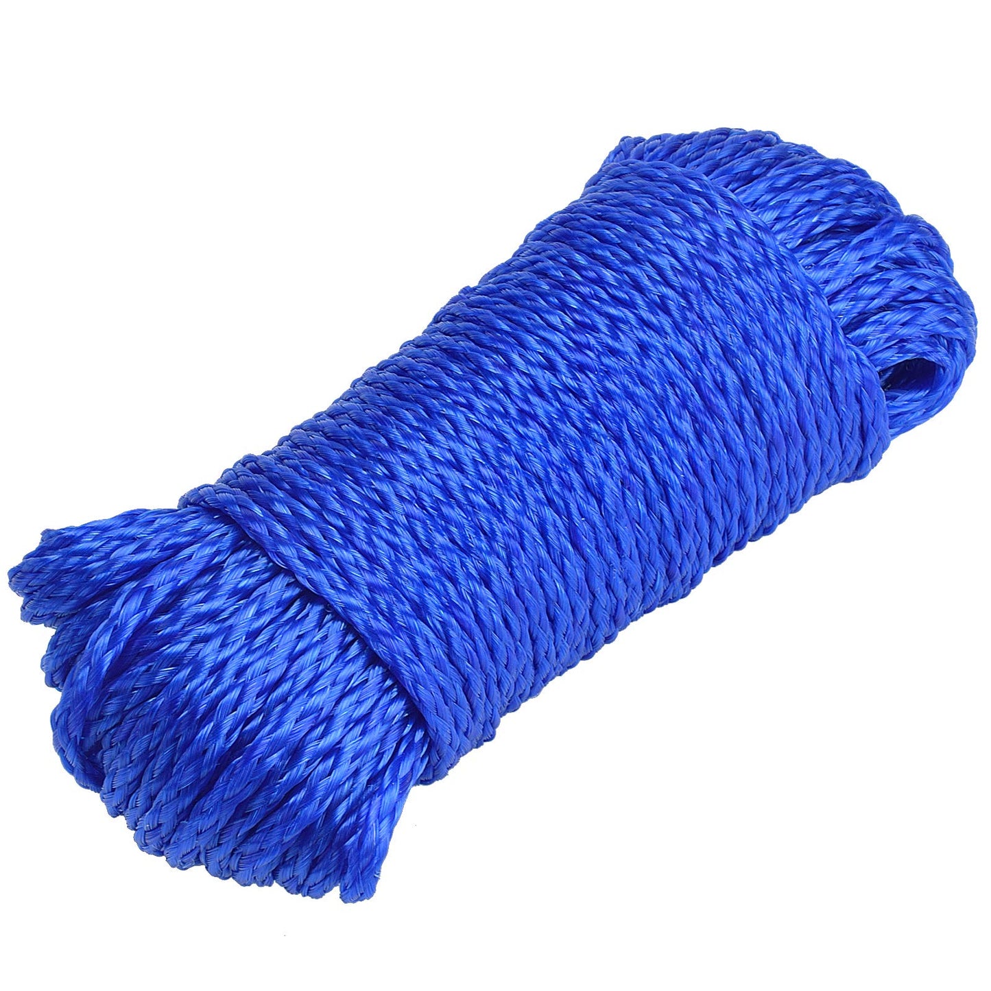 A1FISHER Poly Crab Line Floating for Crab Trap 1/4 in Dia x 100 FT, Polyethylene, Blue Twisted Crabbing Rope 1Pack