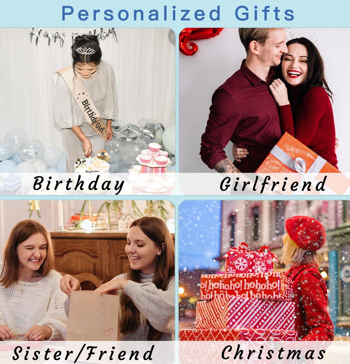 Janhavi Initial Water Bottle Holder for Stanley 40 oz Tumbler, Mom Birthday Gift, Mum