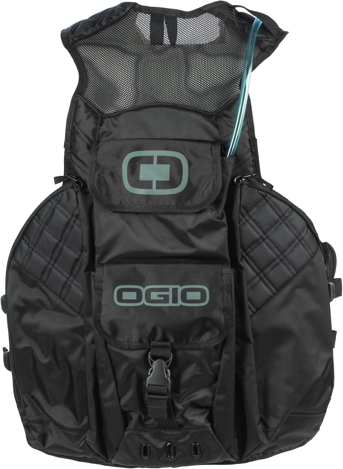 OGIO Unisex Adult Motorcycle Stealth Black Utility Flight Vest, Black