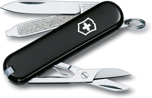Victorinox Swiss Army Classic SD Pocket Knife, Black, 58mm