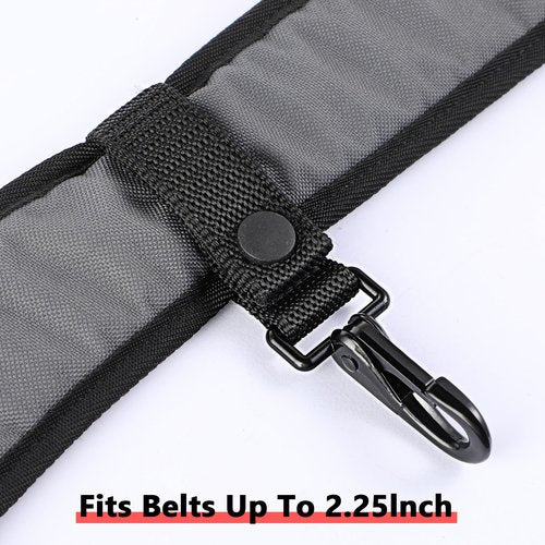 Ymapinc 2 Pcs Heavy Duty Belt Keeper Clip Key Rings Belt Loop Key Holder Key Chain Organizer Metal Clip Duty Belt Keeper Utility Hook for Police Belt Accessories Hook