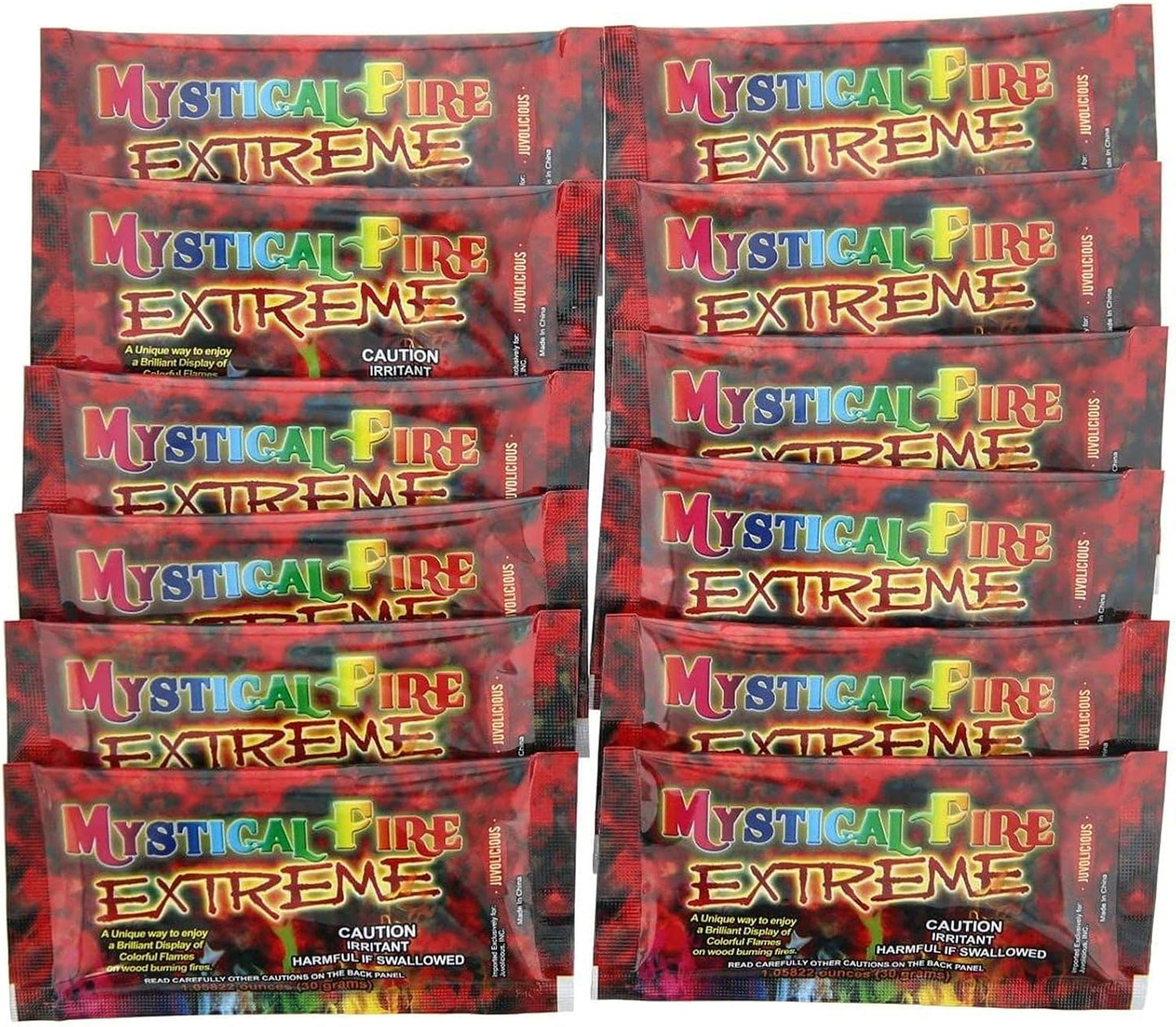 Extreme Mystical Fire, Colorful Flames (12-Pack)