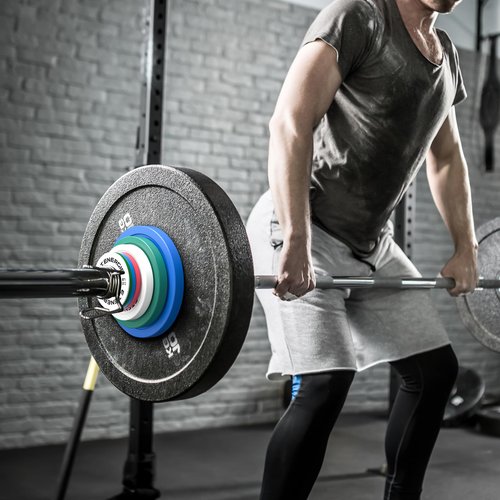 E.T.ENERGIC Fractional Weight Plates Set of 8 (0.25LB, 0.5LB, 0.75LB, 1 LB) x 2, Odorless Micro Weight Plates for Olympic Barbells for Change Plates Strength Training