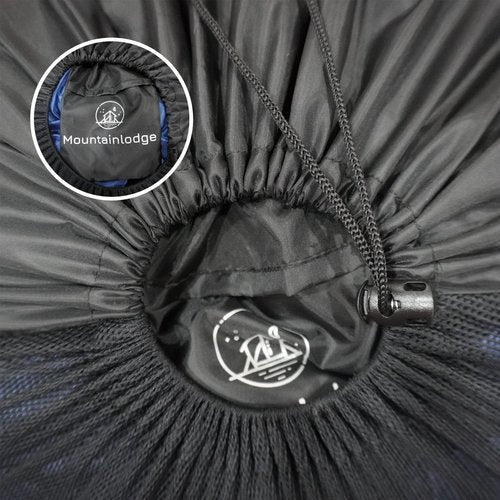 MOUNTAINLODGE Storage Sack for Sleeping Bag 110L Polyester and Mesh Extra Large Capacity for Sleeping Bag Hiking,Travelling and Camping