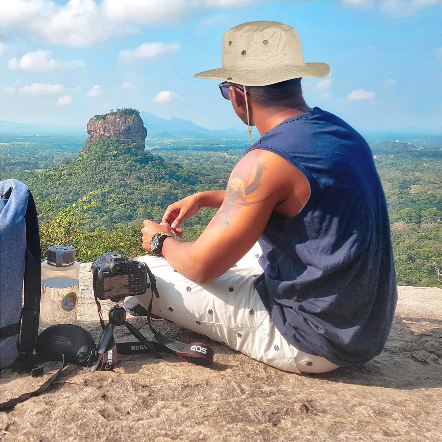 UPF 50+ Sun Hat | Foldable Boonie Hat for Men & Women | Fishing & Hiking