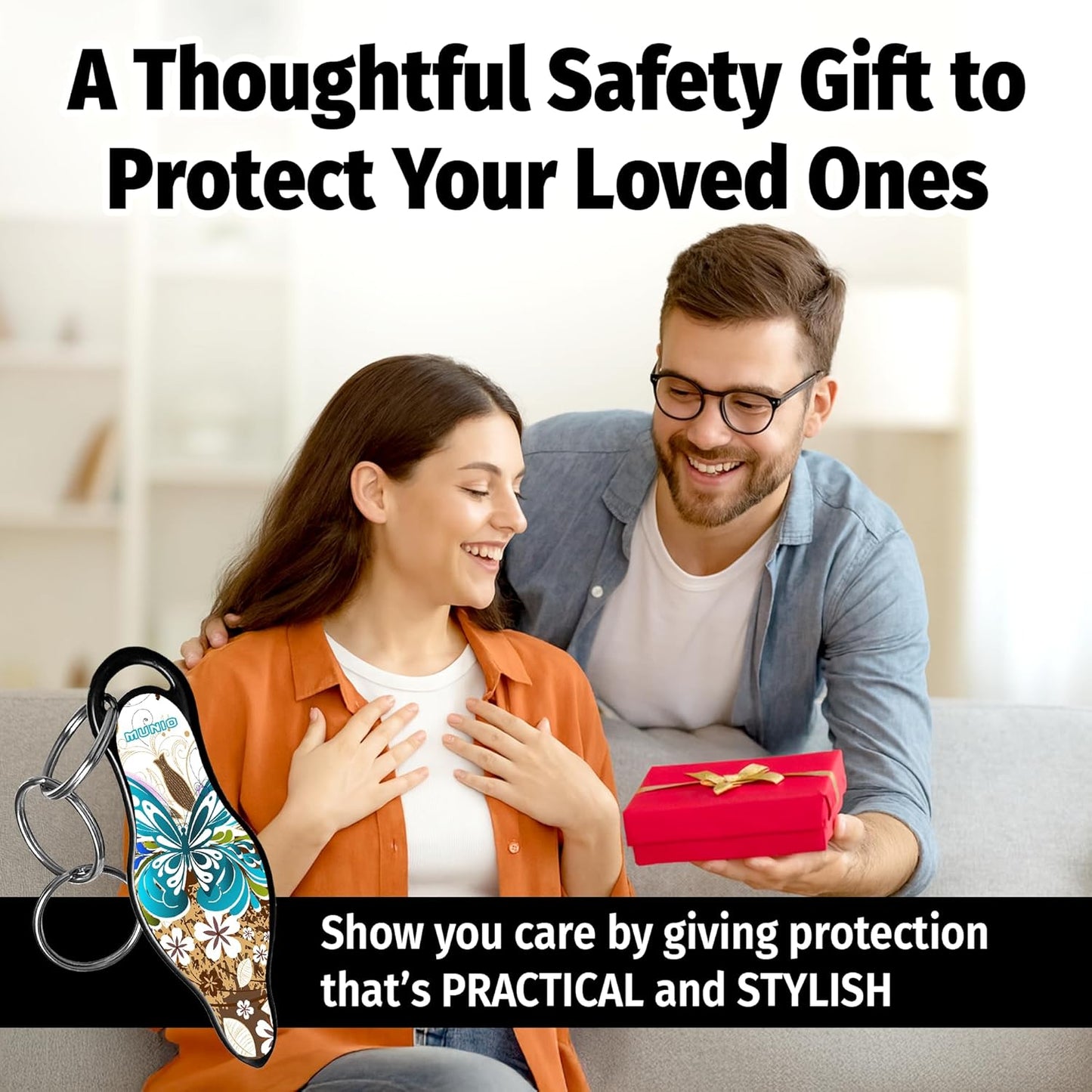 Self Defense Keychain Tool – Stylish & Portable Safety Accessory for Men & Women – TSA Approved