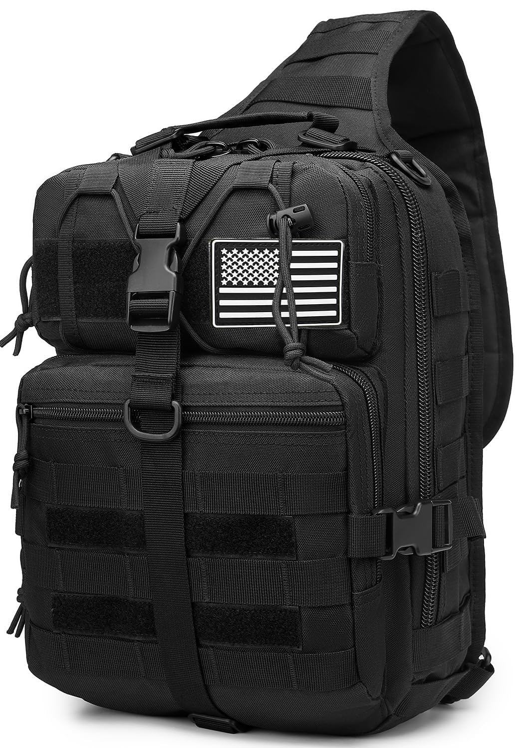 ATBP Tactical Sling Backpack Bag Military Shoulder Bag Pack for Men Molle Crossbody Bag 15L