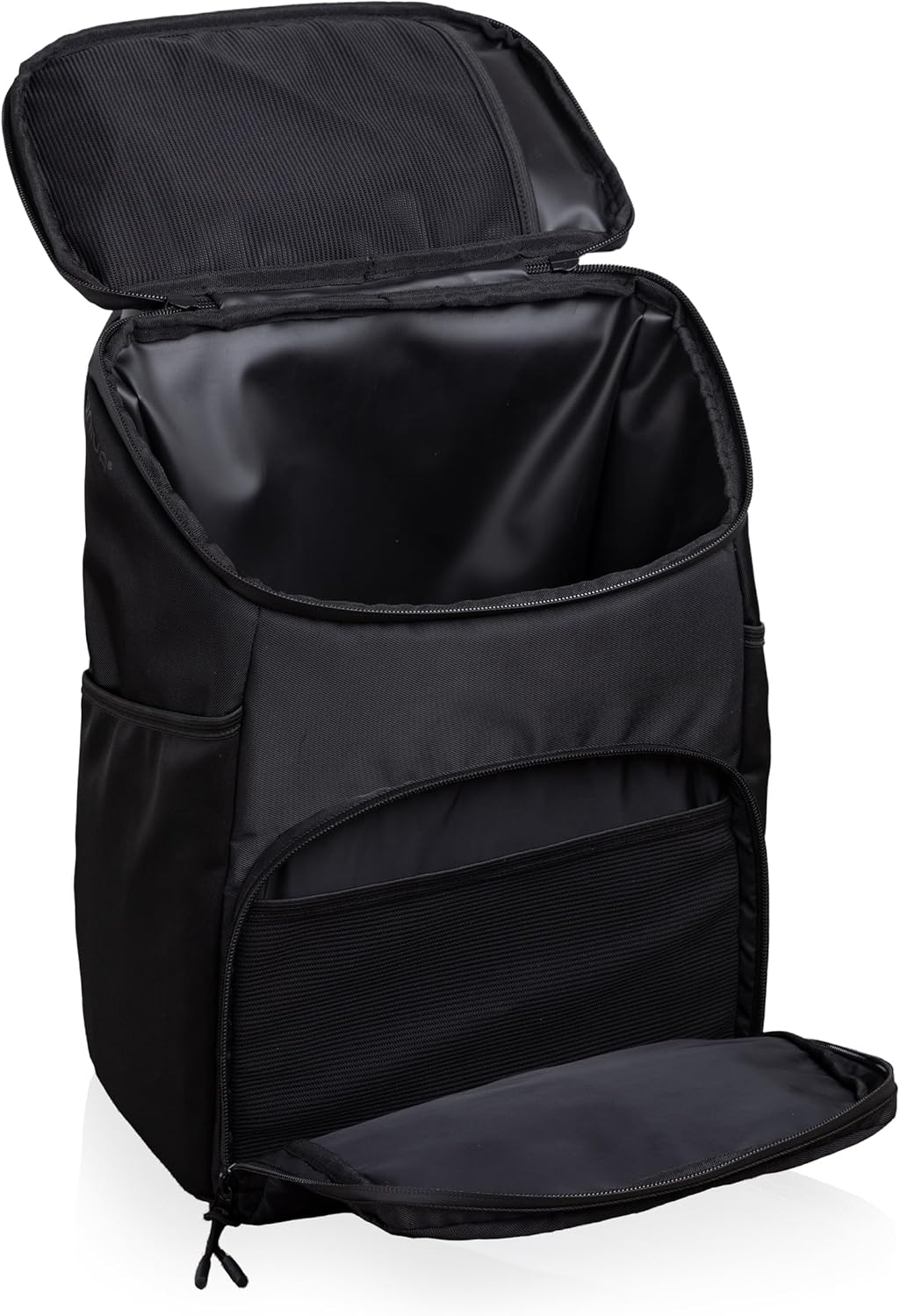 ONIVA - a Picnic Time brand PTX Backpack Cooler, Soft Cooler Backpack, Insulated Lunch Bag, (Black with Gray Accents)
