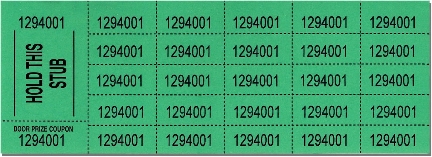Auction Tickets - 500 Sheets (Blue)