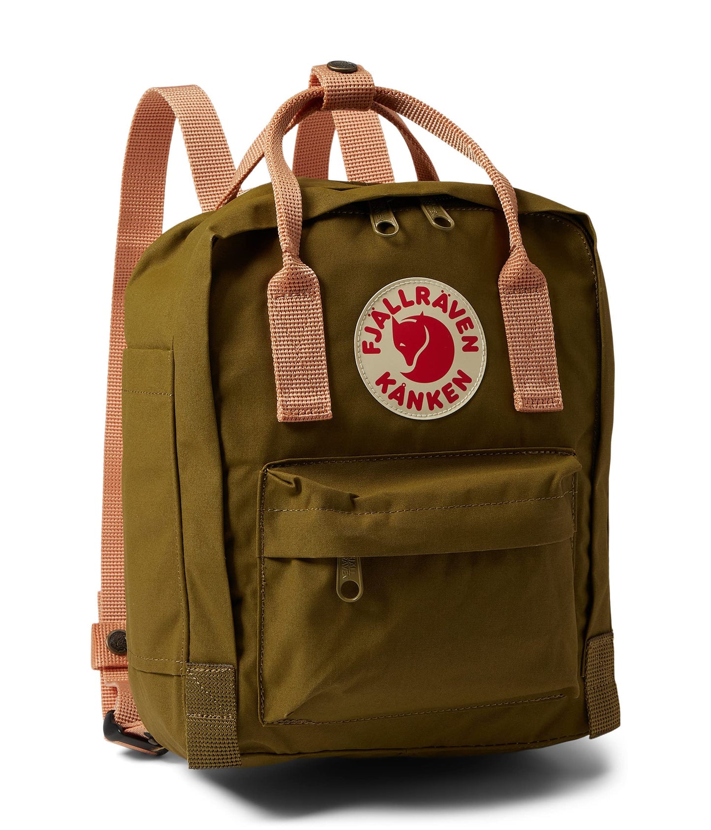 Fjällräven Unisex Kånken Mini Foliage Green/Peach Sand One Size One Size