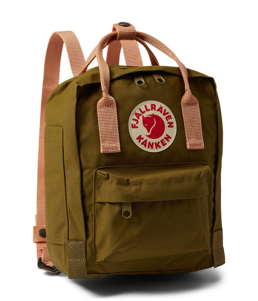 Fjällräven Unisex Kånken Mini Foliage Green/Peach Sand One Size One Size