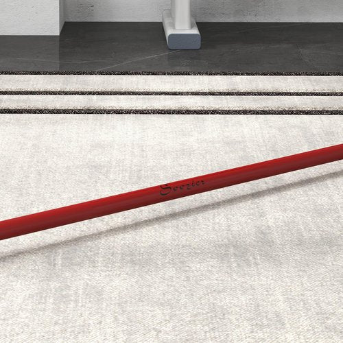 Soozier 7.2ft Barbell Bar, 2 Inch Weight Bar, 44 lbs with Rotating Sleeves and Non-Slip Knurling Grip, 1500lbs Weight Capacity for Weightlifting & Strength Training, Red