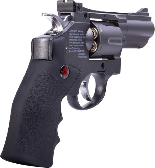 Crosman SNR357 Snub Nose .177-Caliber Pellet/ BB CO2-Powered Revolver