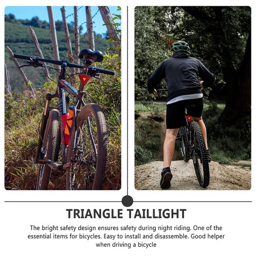 USB Rechargeable Tail Light Bright LED Warning Signal Night Riding Cycling Lamp Safety Rear Light Bicycles