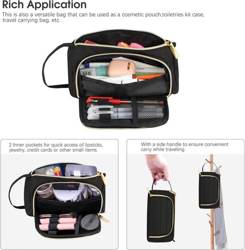 KEOFID Anti-Thief Travel Backpack with USB Charging Port for Men and Women, Casual backpack for College(Carbon and Golden)