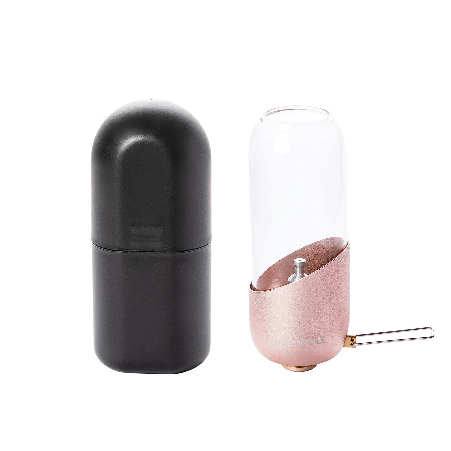 Fire Maple Orange Camping Light, Propane Lamp，Gas Lantern, Glass Lampshade & Windproof, NO Mantles Needed, Brightness Adjustable, Heating, Camping Atmosphere &Bright Flames