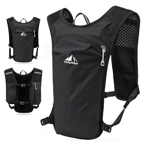 VelleyHiker Hydration Pack Lightweight Hydration Running Backpack for Men & Women, 6L Breathable Bike Rucksack for Cycling, Hiking, Outdoor Sports, and Travel
