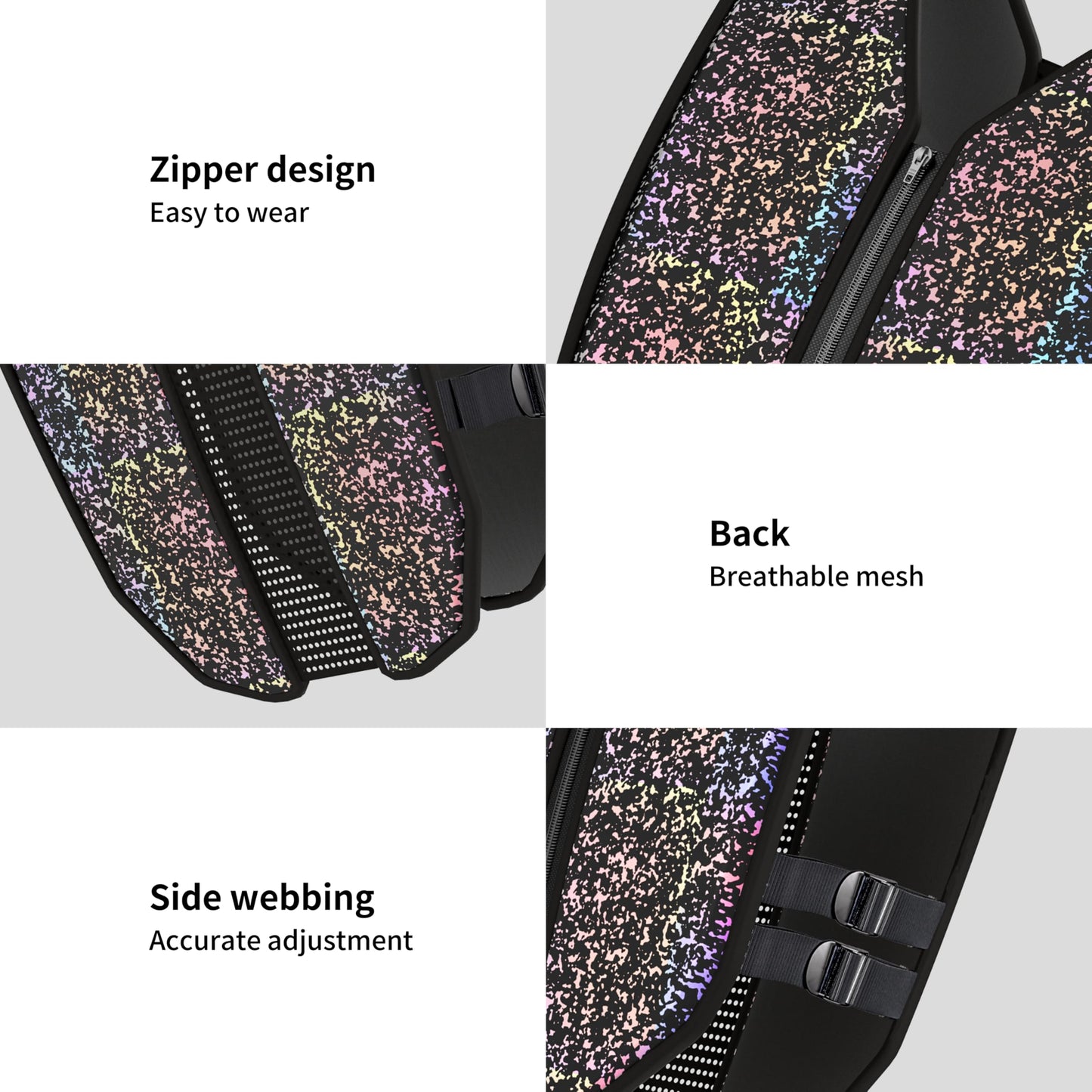 PROIRON Weighted Vest Soft Washable for Men Women Kids 6.5lbs/11lbs/17.5lbs/22lbs,Fully Reflective Running Weight Vest,No Leakage Weighted Vest for Fitness,Workout,Weight Loss,Strength Training