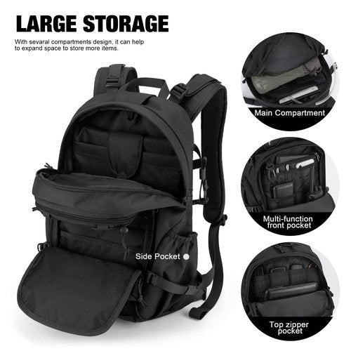 Mardingtop 60L Internal Frame Backpack + 25L Cordura Hiking Backpack