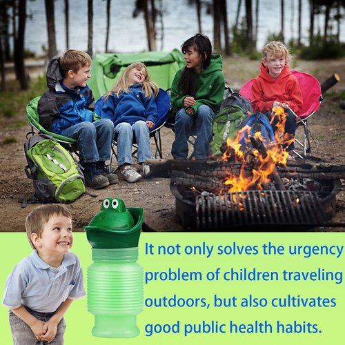 Lpluziyyds Scalable Emergency Urinal, 600ml Portable Toilet for Car, Portable Mini Outdoor Camping Travel Shrinkable Personal Mobile Toilet Potty Pee Bottle for Kids Adult