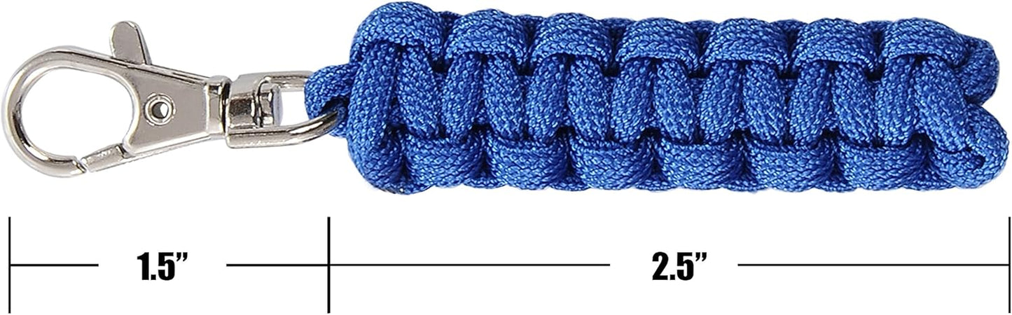 4 Pack Paracord Zipper Pulls for Backpacks, Tents, Trolley Cases, Traveling Cases, Jackets and Many Other Items That with Zippers