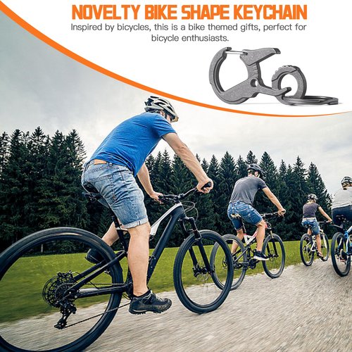 TIMULTI Titanium Carabiner Keychain Clip, EDC Key Carabiner, Mens Quick Release Key Ring Holder with Bottle Opener, Key Chain Hook
