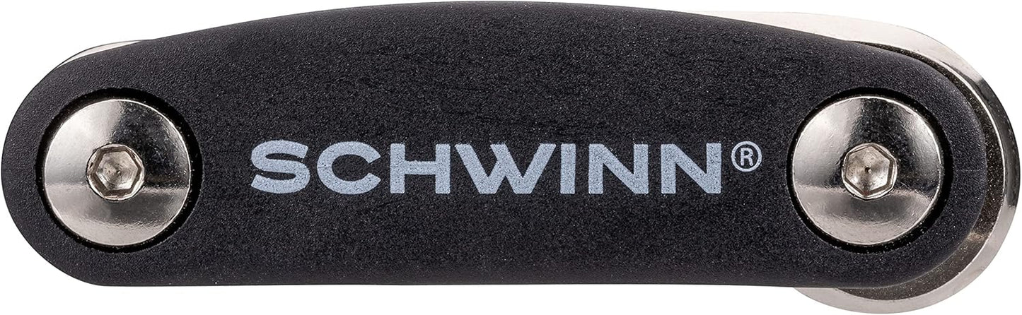 Schwinn Bike Repair Tool Kit, Multi-Purpose for Bicycle Repairs, Easy-to-Carry Tool Kit, Portable and Convenient Design Bicycle Essentials Easy Road Riding