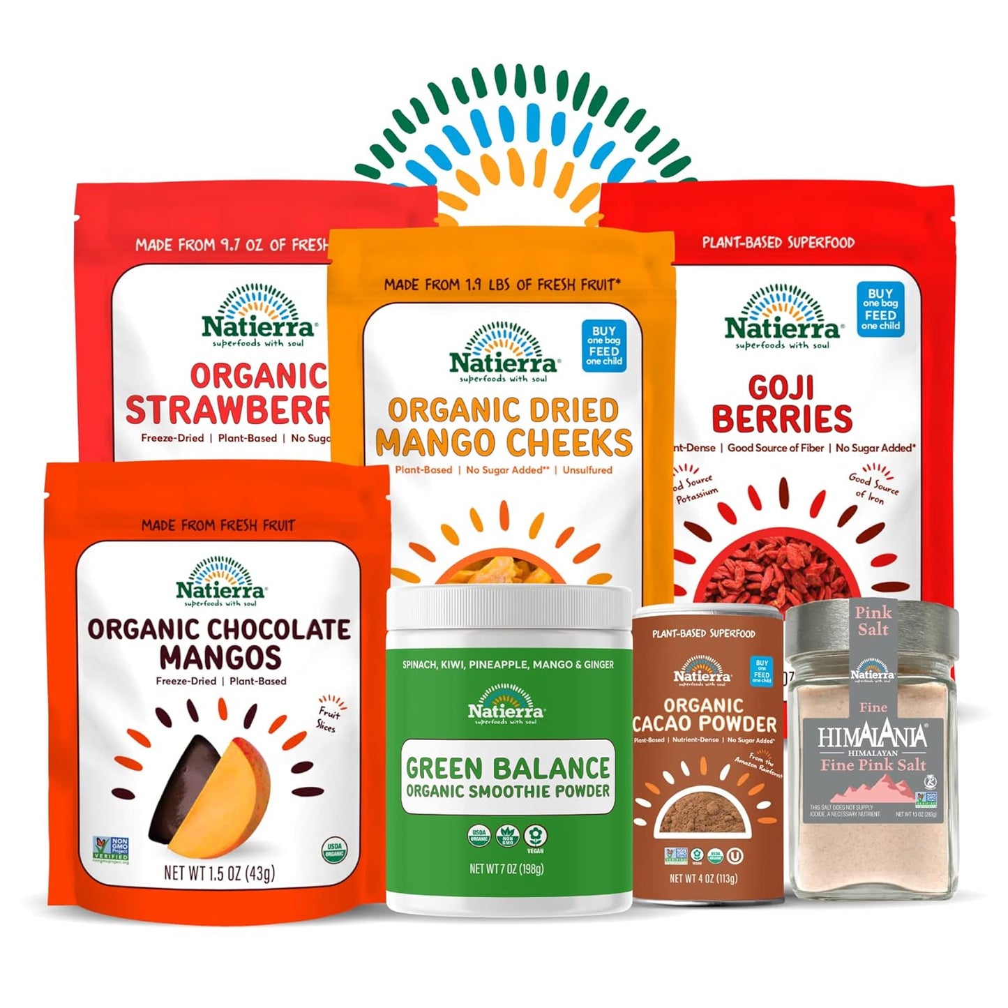 Natierra Nature's Organic Freeze-Dried Bananas | Gluten Free & Vegan | 2.5 Ounce (Pack of 3)