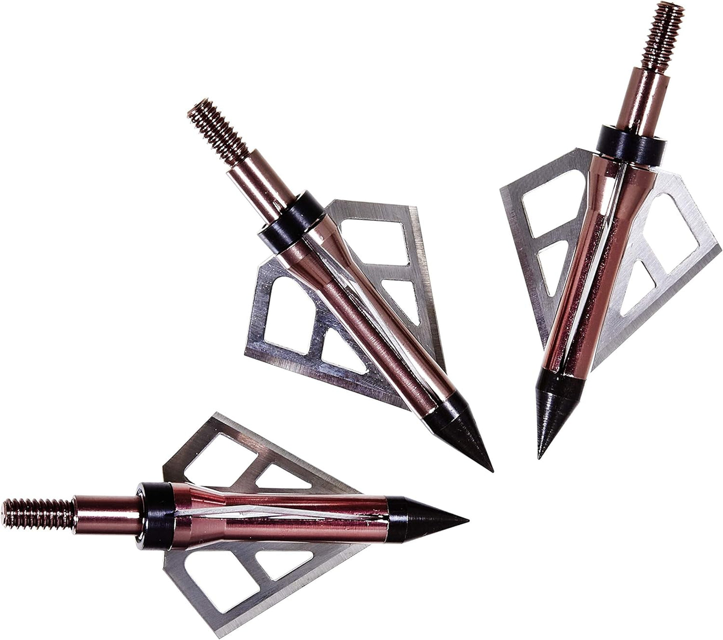Allen Company Velox Optimus 3-Blade Broadheads - Archery Bow and Crossbow Broadheads - Compound Bow Accessories - 125 or 100 Grain - 3 Pack