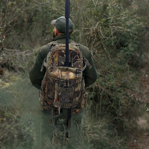 MDSTOP Hunting Backpack, Hunting Pack with Bow and Rifle Holder, Large Capacity Hunting Daypack for Camping Hiking