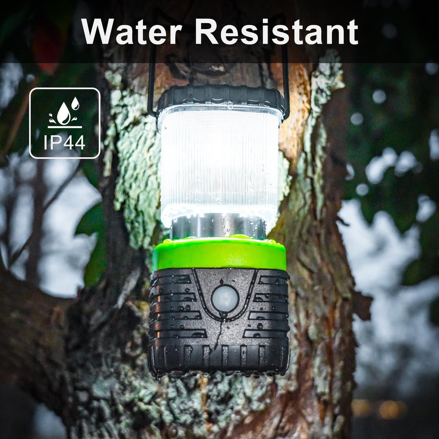 Jarxin 3Packs LED Camping Lantern Rechargeable 1000LM, 4500mAh Power Bank, IP44 Waterproof Lantern Flashlight for Hurricane Emergency, Hiking