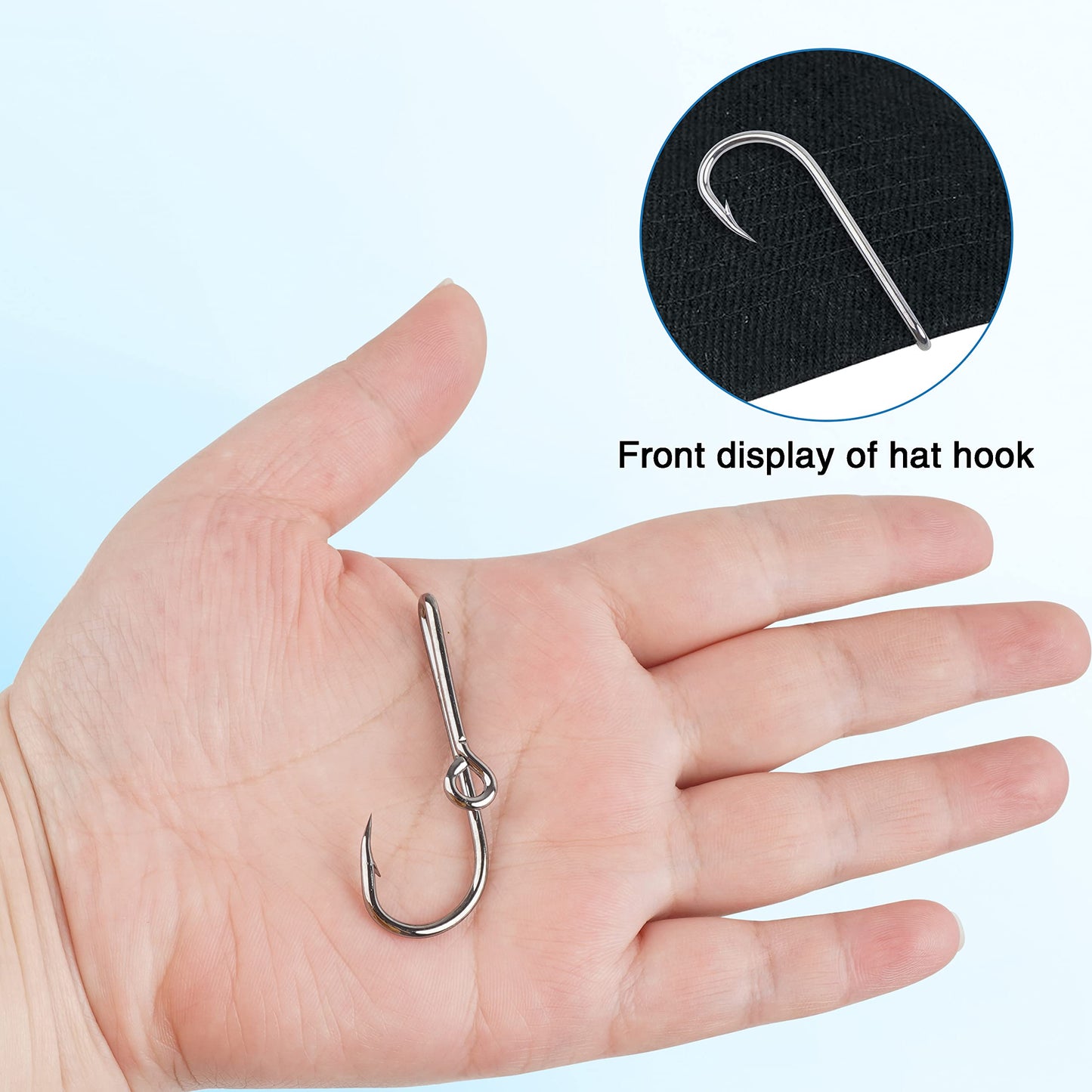 Fishing Hook Hat Pins Fishing Hook Hat Clip Fish Hooks for Hat, Gold/Black Fish Hook Hat Tie Clip for Outdoor 12PCS (mixed-12pcs)
